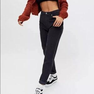 Urban Outfitters black  Bdg Mom High Rise Corduroy Pant